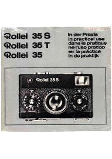 Rollei 35 manual. Camera Instructions.